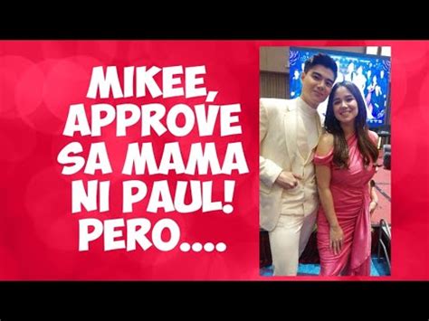 MIKEE QUINTOS, approve sa MAMA ni PAUL SALAS .